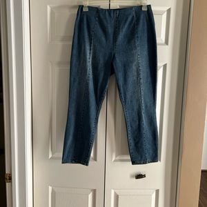 INC International Concepts Women's Pull On Denim Capri Length Jeggings